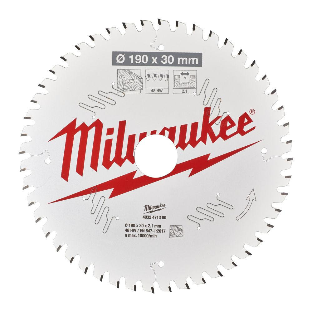 Диск пиляльний PFTE THIN KERF MILWAUKEE, O190х30х2,1мм, 48 зуб. Одеса - фото 2