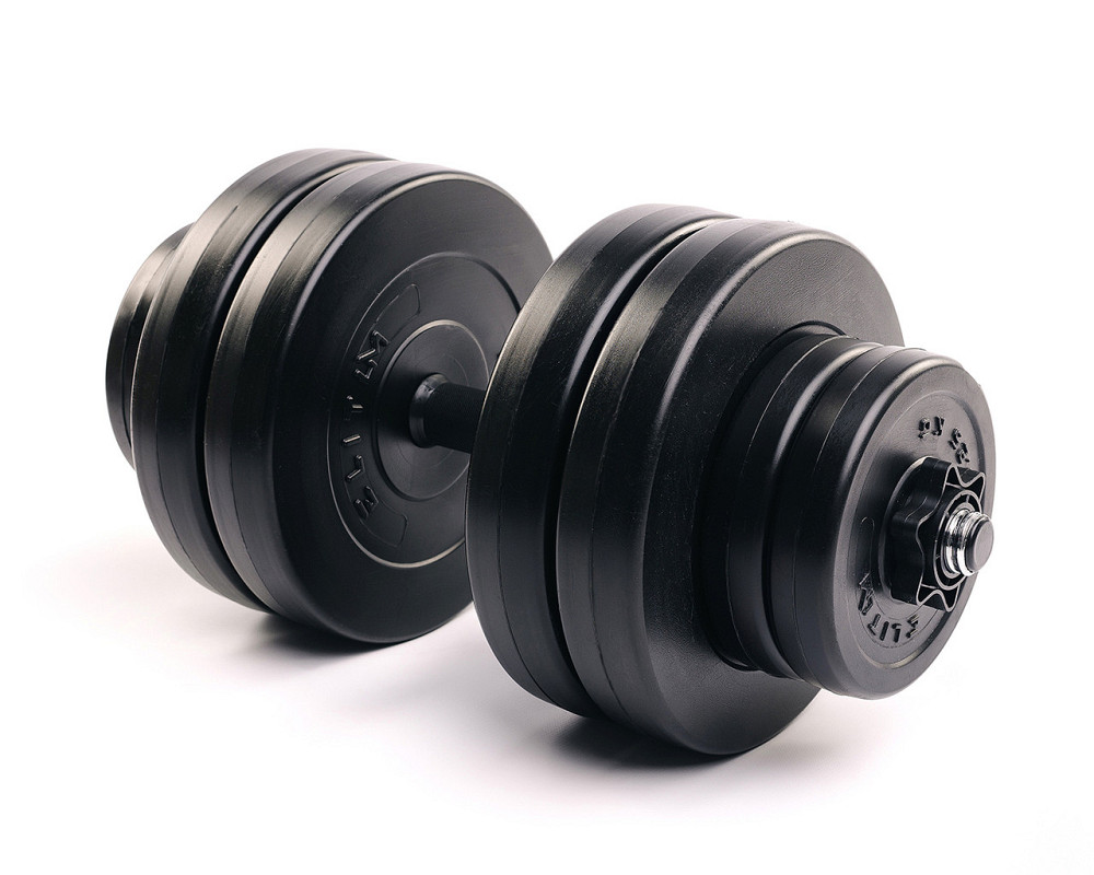 Гантель Elitum 11 кг композитная, наборная, силовая, для фитнеса и зала Киев - изображение 7