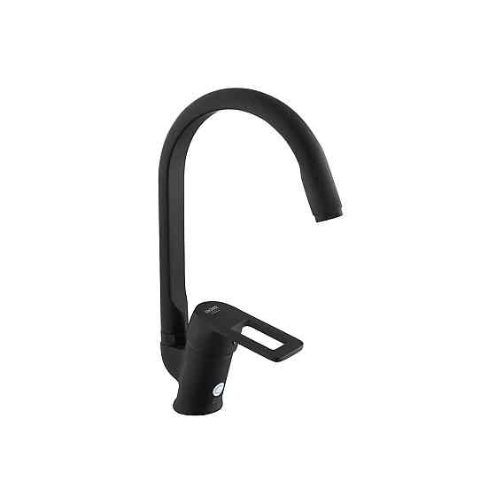 Змішувач для кухні Kroner KRM Zenda - SCH030 чорний Київ