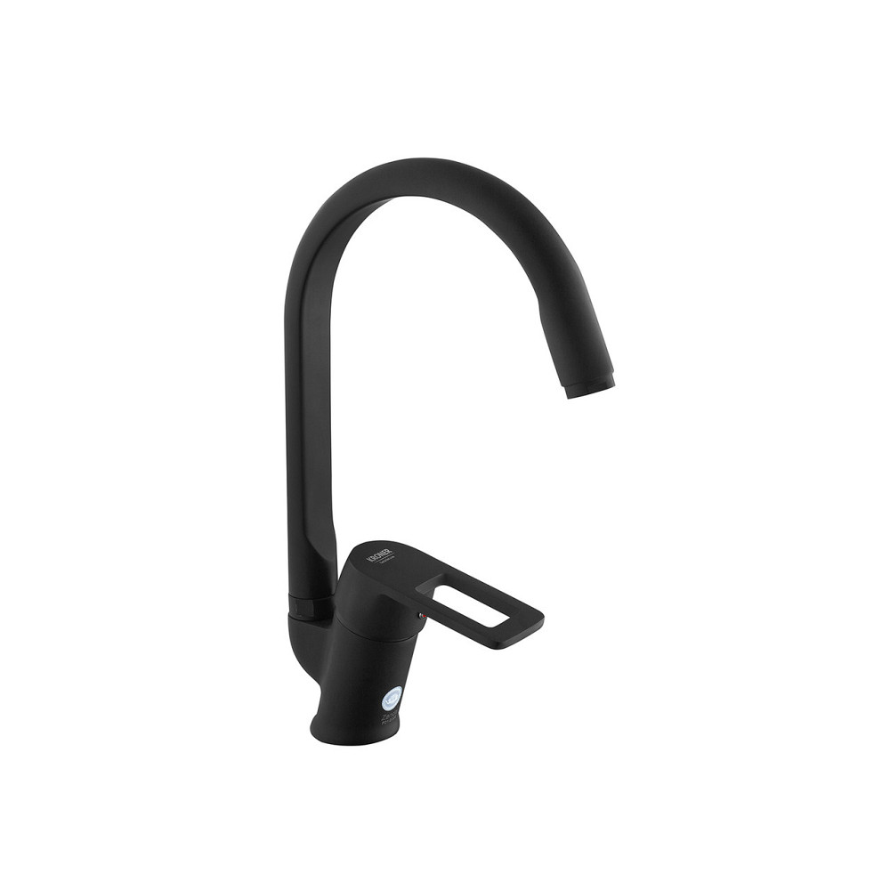 Змішувач для кухні Kroner KRM Zenda - SCH030 чорний Київ - фото 1