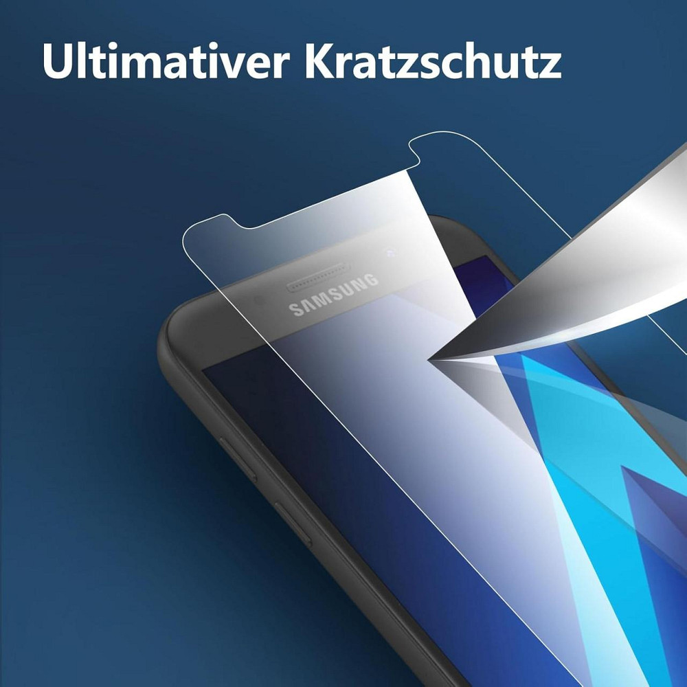 Защитное стекло Newc Samsung Galaxy A5 2017 прозрачное 0.33 мм 9H закаленное олеофобное антивандальное HD Киев - изображение 4