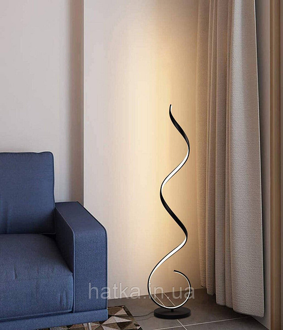 Торшер світлодіодний LDD1014, Чорний Київ - фото 1