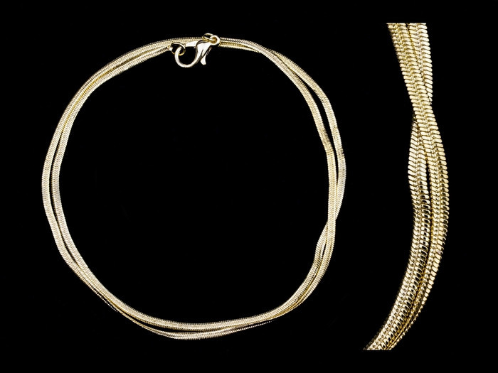 Ланцюжок на шию золотистий Київ - фото 1