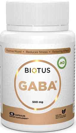 ГАМК (гамма-аминомасляная кислота) Biotus GABA 60 капс Киев