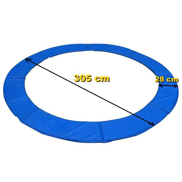Защита накидка на пружины батута 300-312 см из ПВХ (10 фт) Киев - изображение 8