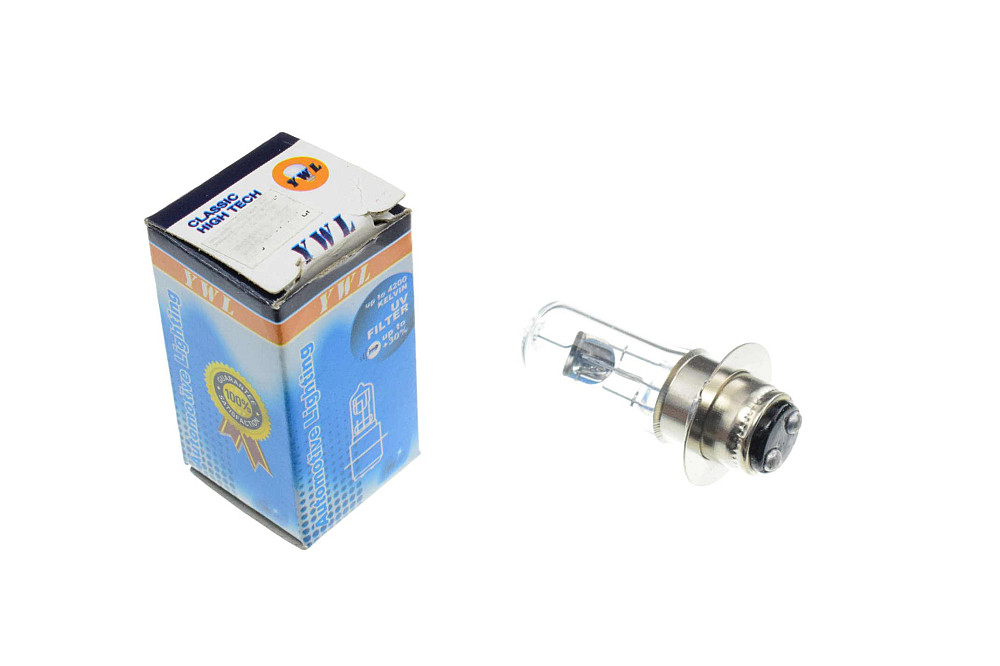 Лампа P15D-25-1 (1 ус) 12V 50W/50W (біла) YWL Київ - фото 1