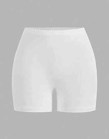 Жіночі базові еластичні шорти з якісної віскози Білий, 44/46 Одеса