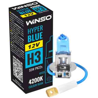 Автолампа WINSO H3 HYPER BLUE 4200K 55W (712340) Вінниця