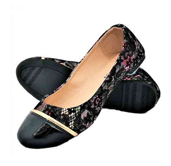 . Жіночі Балетки Чорні Мокасини Туфлі (розміри: 36,37) - 07-1 Дніпро