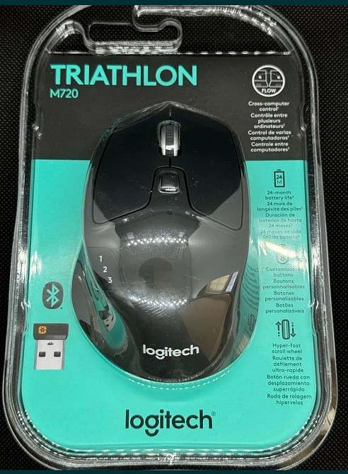 Миша: Logitech M720 Triathlon USA. Киев - изображение 1