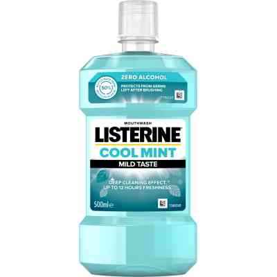Ополіскувач для порожнини рота Listerine Свіжа м&apos;ята М&apos;який смак 500 мл (3574661287539/3574661021775) Вінниця