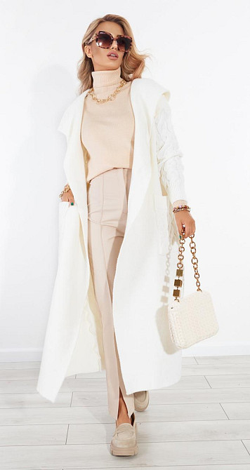 Тёплый кардиган с капюшоном (48-52) Киев - изображение 1