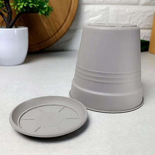 Вазон Глорія з підставкою 23,1*22,1см какао Алеана Житомир - изображение 4