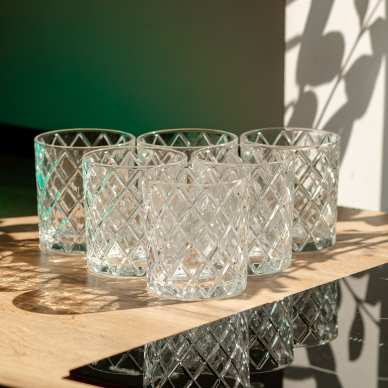 Yiwu Набір склянок 6 штук по 320 мл віскі HP-19-10 Киев