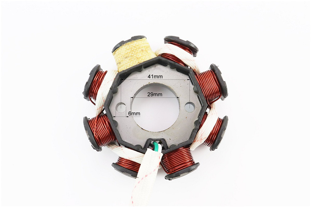 Статор магнето (генератора) (8 котушок роз'єм "мама 3+2") висота 29мм Киев - изображение 3