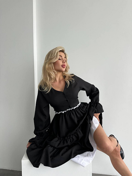 Женская базовая приталенная костюмный креп Одесса - изображение 9