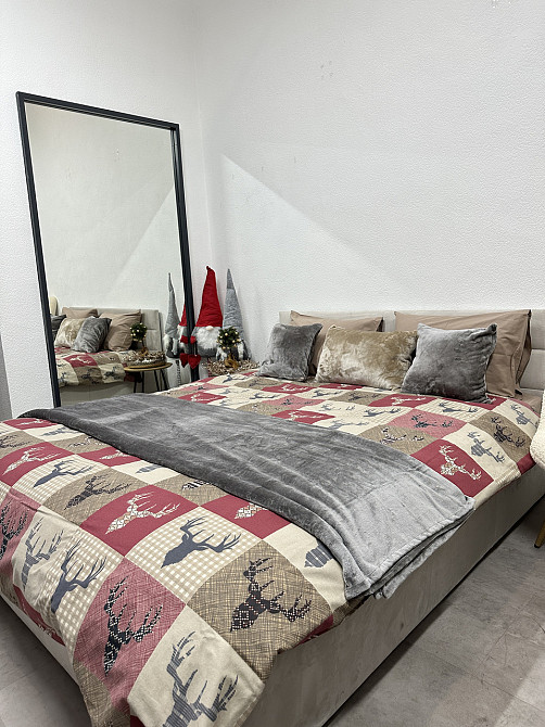 Ecotton Комплект постільної білизни Ecotton Євро 210х215 см червоний Олені новорічний Коломия - фото 4