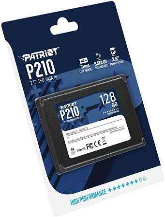 Накопичувач SSD 128 GB Patriot P210 2.5" SATAIII TLC (P210S128G25) 2.5" Харків