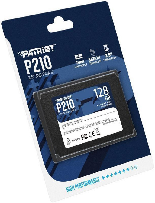 Накопичувач SSD 128 GB Patriot P210 2.5" SATAIII TLC (P210S128G25) 2.5" Харків - фото 4