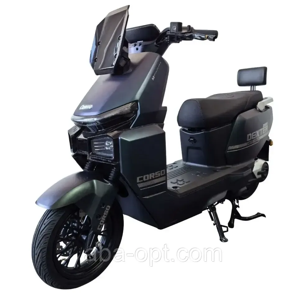Електричний мопед CORSO Dexter DX 2000W-72Вт-35Ah GraFen шини 12"-12" купити в інтернет-магазині Одеса - фото 2