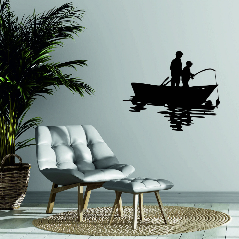 Декоративне настінне Панно «Рибалка», Декор на стіну Київ - фото 7