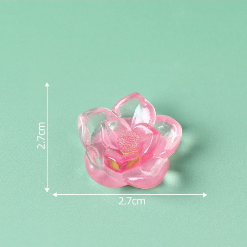 Набор из 3 цветочков для мини-сада, флорариума, миниатюры, микроландшафта, творчества и поделок Одеса - фото 4