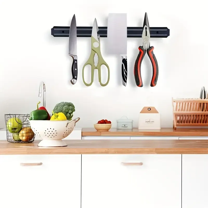 Магнітна планка 33 см для надійного кріплення ножів та інструментів Київ - фото 6