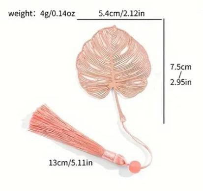 Винтажная металлическая закладка 