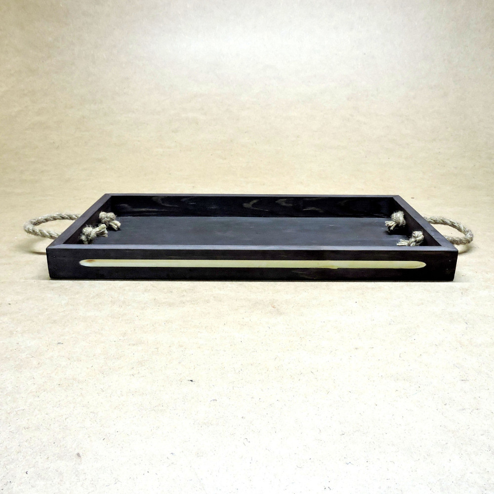 Піднос дерев'яний "Шарлеруа 50х27" графіт Миколаїв - фото 6