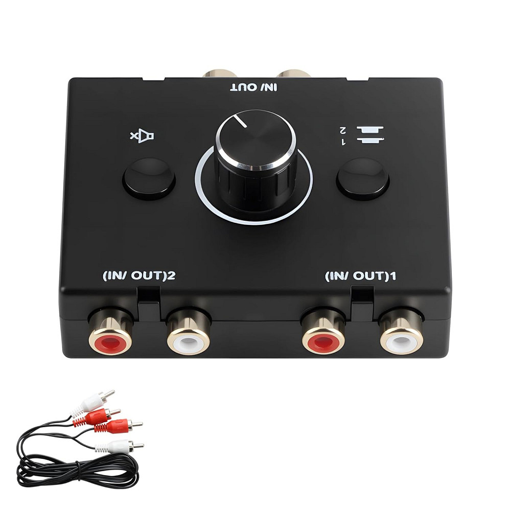 Двосторонній аудіо світч RCA Audio Switcher (без кабелів RCA) Луцьк - фото 1