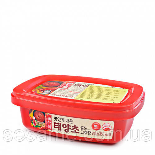 Корейська гостра перцева паста Гочуджан Кочудян соєва Haechandle 200 г Харків - фото 2