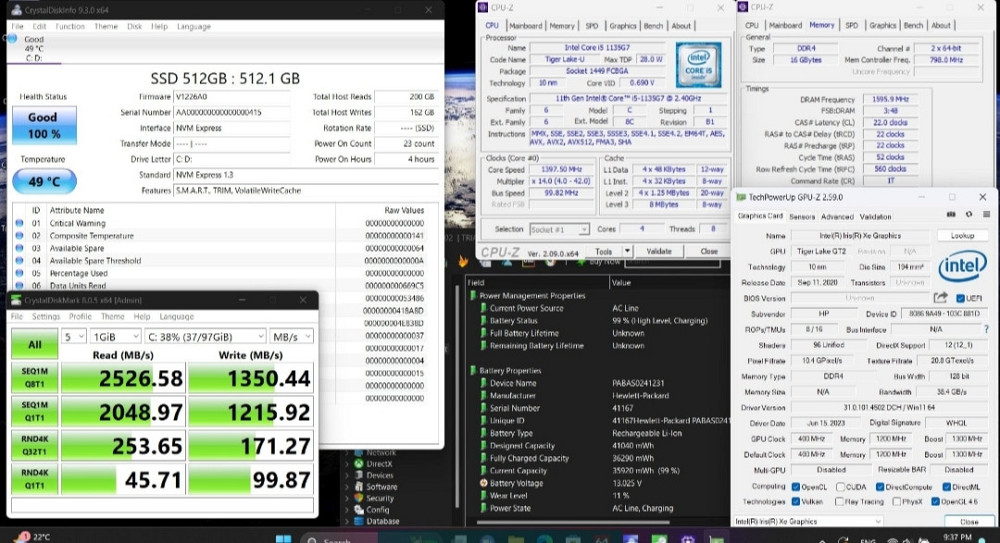 Ноутбук: HP 250 G8/ 15.6" FHD IPS/ i5-1135G7/ Iris XE / 16Gb./ SSD 512Gb. Київ - фото 3