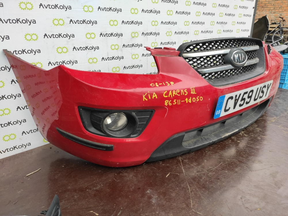 Бампер передній Kia Carens 2006-2012 (86511-1D050) Ковель - изображение 3