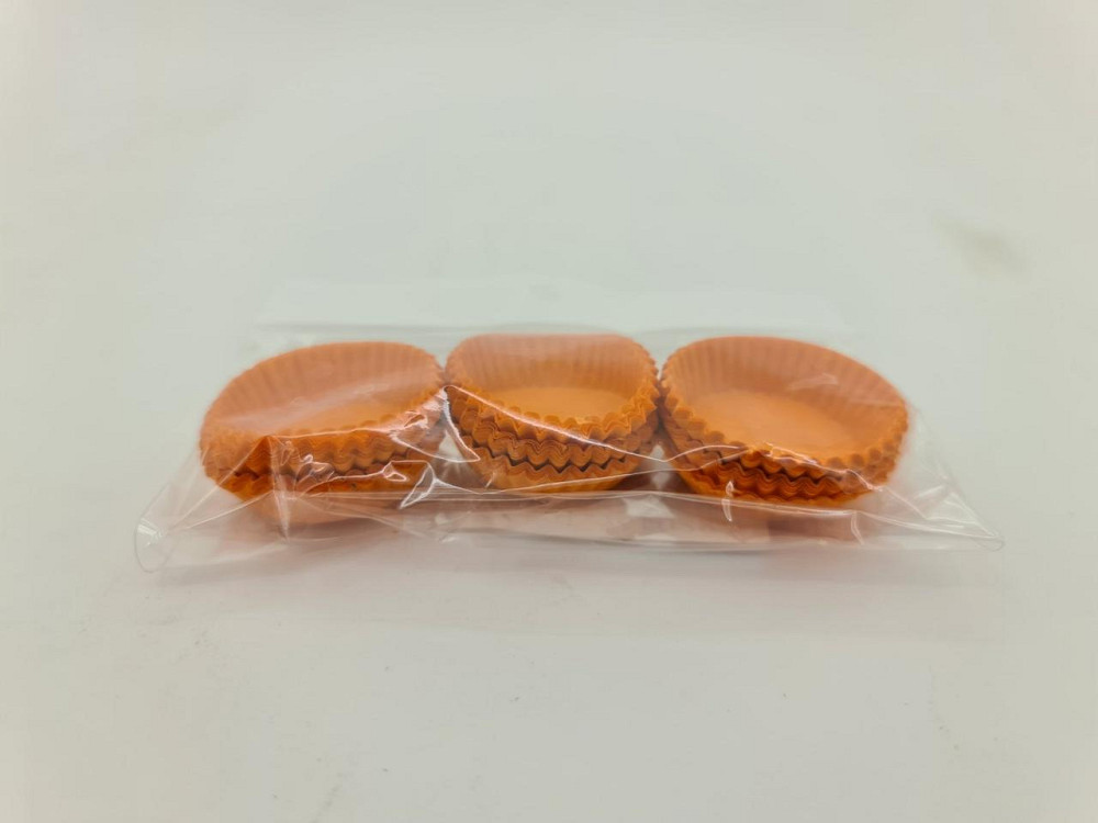 Тартолетка для кексів "Кругла помаранчева"D30 H9,5 (100шт)/3а/ (1 уп.) Харків - фото 2