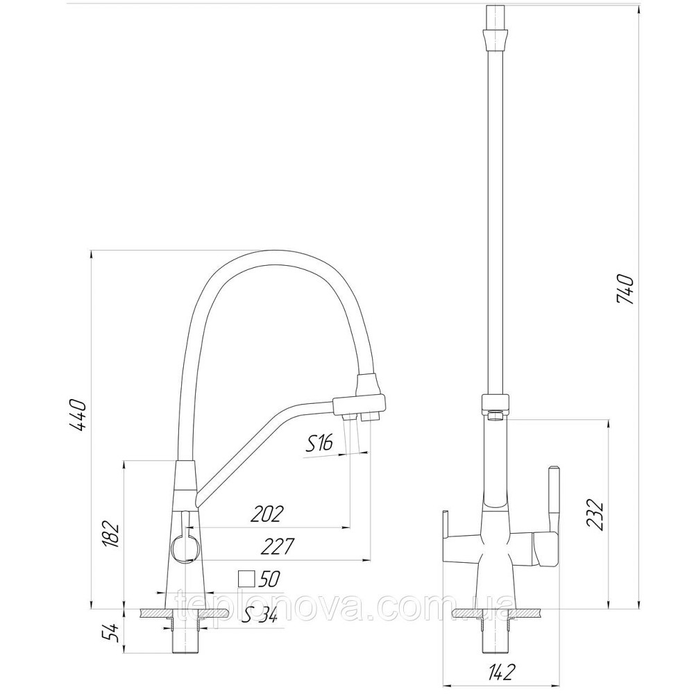 Смеситель для кухни под осмос Globus Lux GLLR-0700-L-04-06 Черновцы - изображение 7