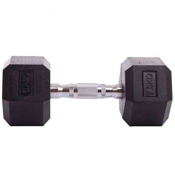 Гантель 7.5 кг цільна шестигранна SP-Planeta-80075-7_5 Київ