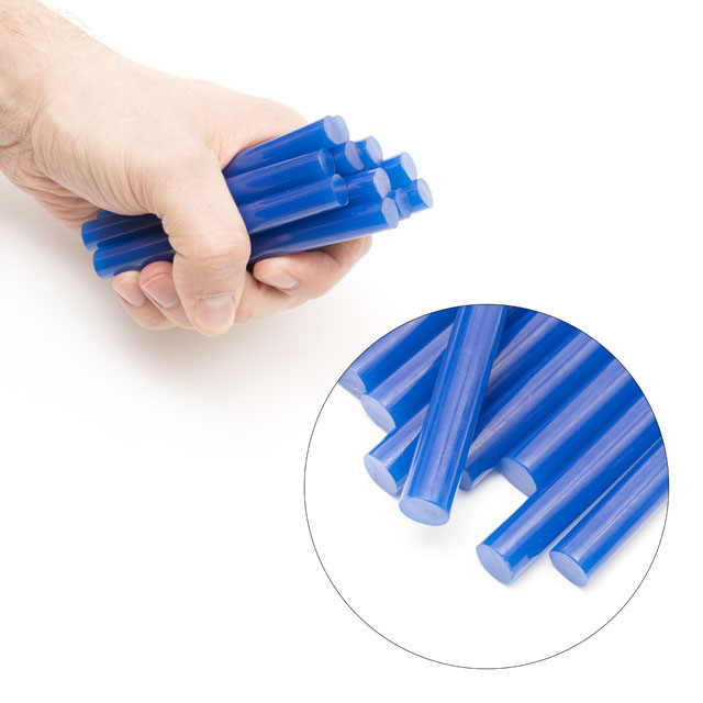 Комплект клейових стрижнів блакитних, 11,2×100 мм, 12 шт. INTERTOOL RT-1052 Київ - фото 4