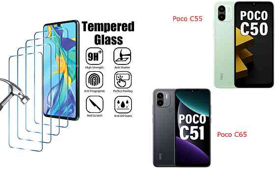 Захисне скло ArmorGlass для Poco C55, Poco C65 – стійке до подряпин та ударів Київ