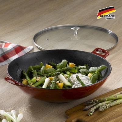 Сковорода Kela WOK с крышкой Calido 36 см (11947) Винница - изображение 4