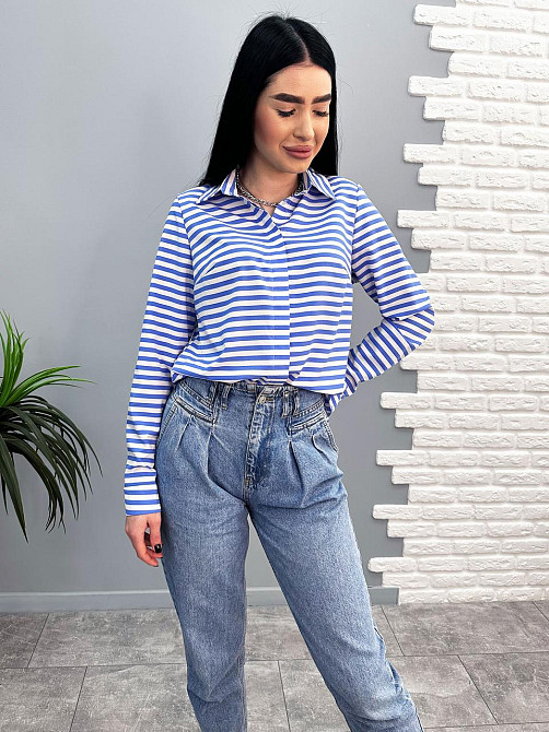 Сорочка з довгими рукавами "Strike" оптом | Норма і батал | Розпродаж моделі Київ - фото 8