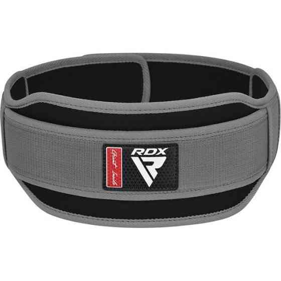 Пояс для важкої атлетики RDX RX5 Double Belt неопреновий Grey L Каменское