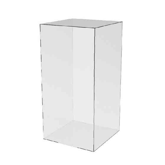 Коробка акриловая EKOSTAR 400х400х800 с крышкой Киев