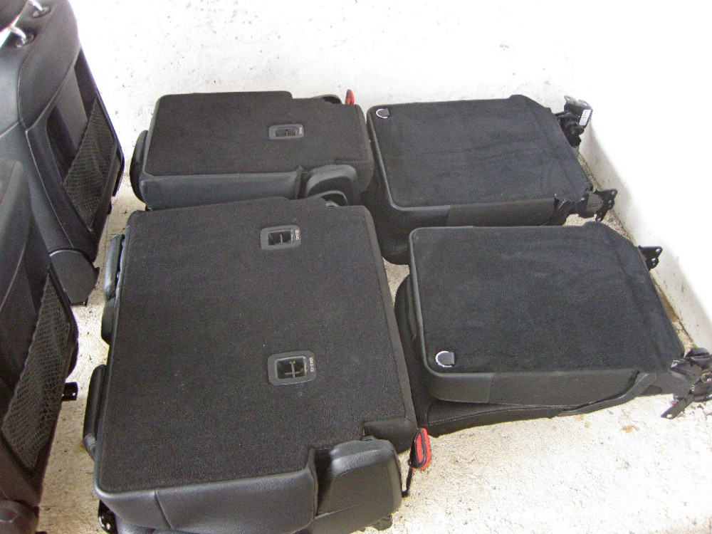 Mercedes-Benz  A1669103108 9D88 Комплект сидінь чорний шкірозамінник GLS X166 Одеса - фото 9