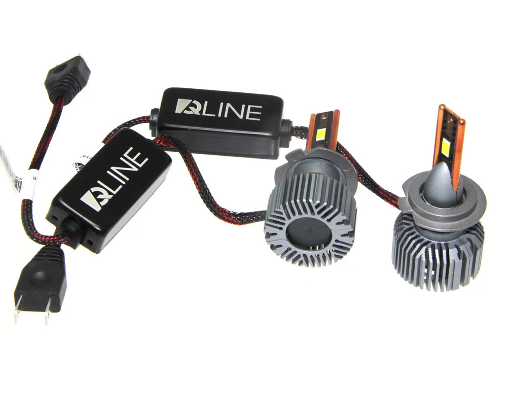 Комплект світлодіодних ламп QLine Ultra +200% H7 55W 6000K 24V (2 шт) Харків - фото 2