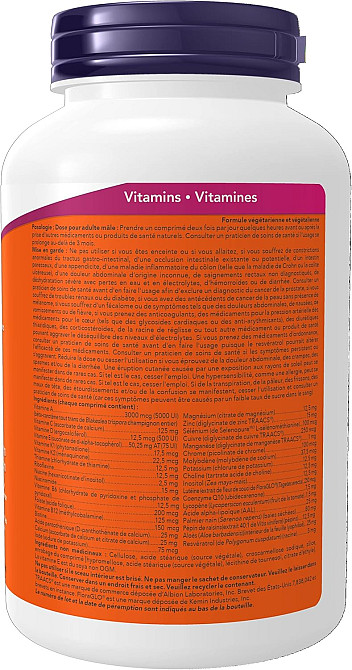 Мультивитаминный комплекс для мужчин NOW Adam Superior Mens Multi 120 таблеток Луцк - изображение 2