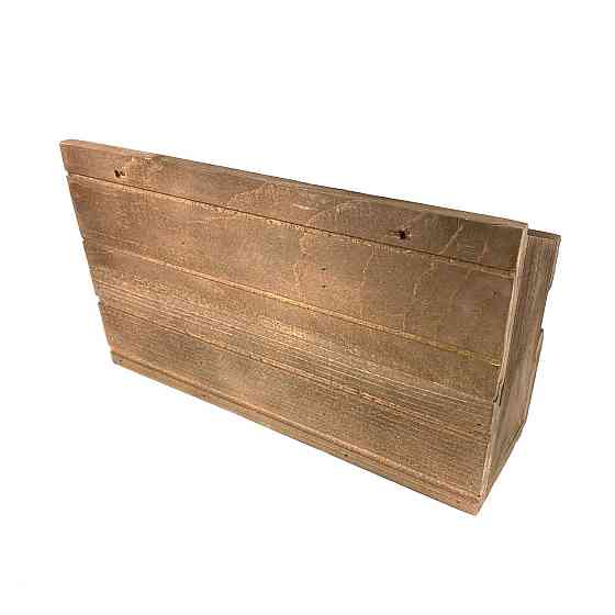 Коробка с секциями для алкоголя, ящик для бутылок из натурального дерева 28х9х16,5 см Каменец-Подольский