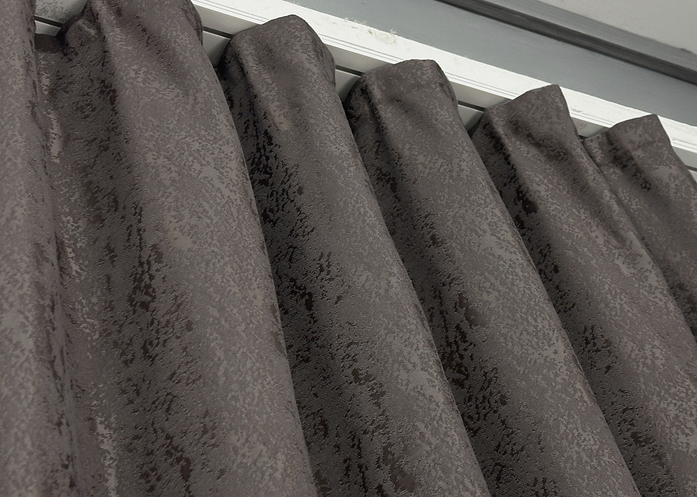 Шторна тканина льон мармур, колекція "Pavliani" колір темне какао 1288ш Київ - фото 13