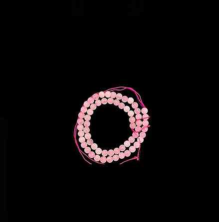 Бусины из розового кварца 6 мм – набор 60 шт Киев