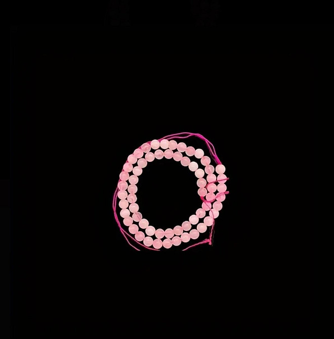 Бусины из розового кварца 6 мм – набор 60 шт Киев - изображение 2