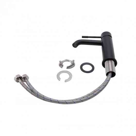 Смеситель для раковины Qtap Scorpio 1050105B, черный (QTSCOR1050105B) Киев